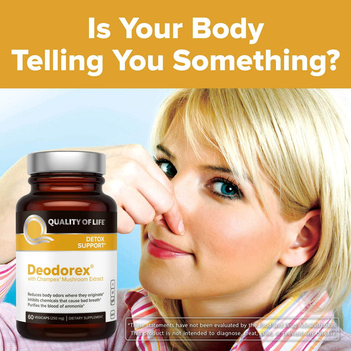 Quality of Life - Deodorex - 60 Vegicaps