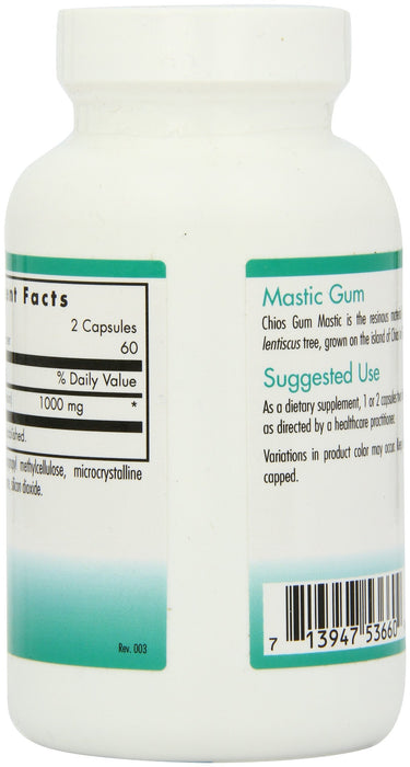 Nutricology Mastic Gum 120 Vegetarian Capsules