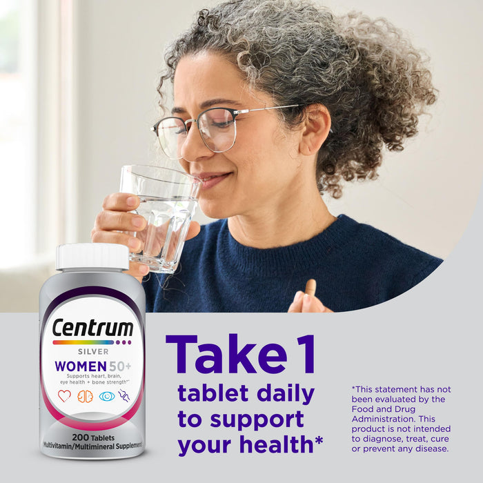 Centrum Silver Multivitamin for Women 50 Plus 100 Tablets