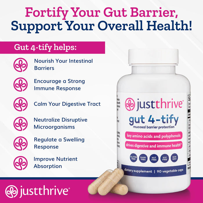 Just Thrive Gut 4-tify 90 Vegetable Capsules