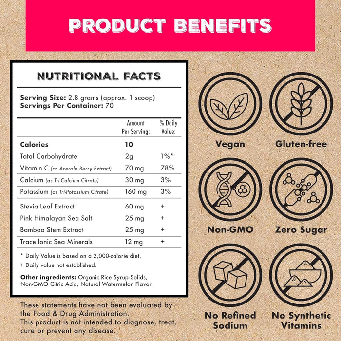 Superieur Electrolyte Powder Packets - Red Raspberry 14 Packets