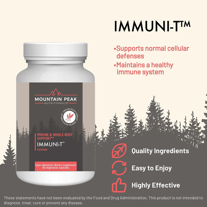 Mountain Peak Nutritionals Immuni-T Advanced Immune Support 60 Vegetarian Capsules