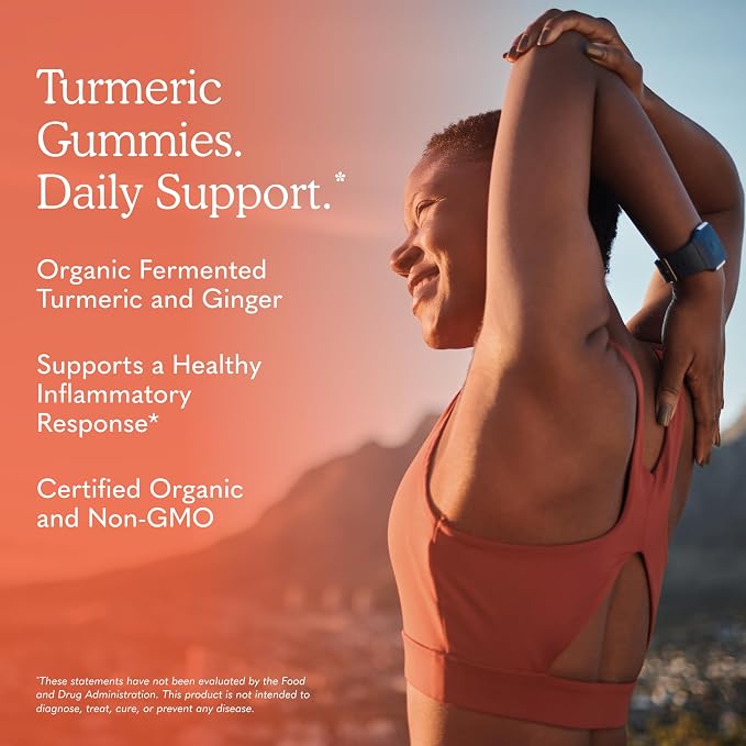 Garden of Life Organics Turmeric Inflammatory 120 Vegan Gummies