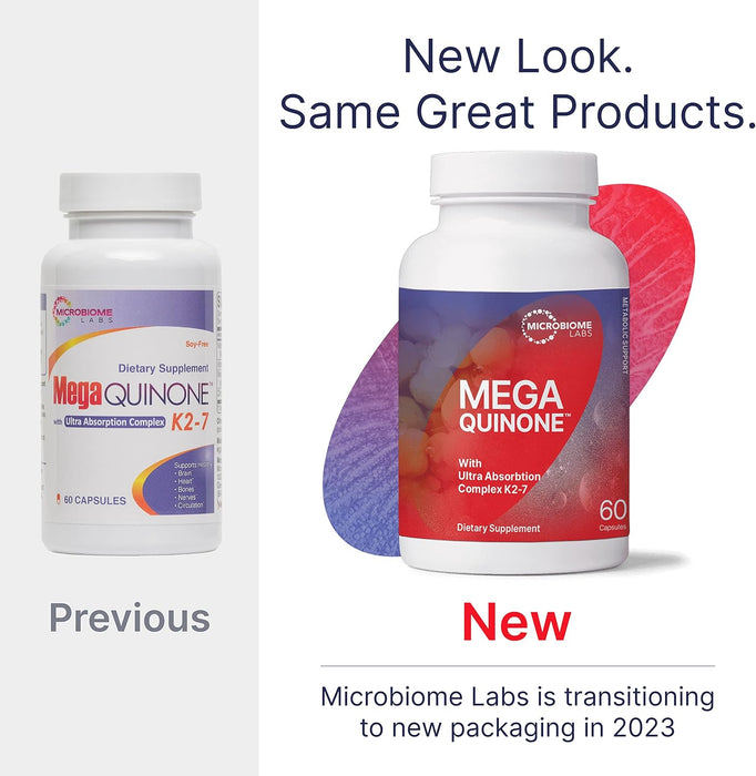Microbiome Labs MegaQuinone K2-7 (60 Capsules)