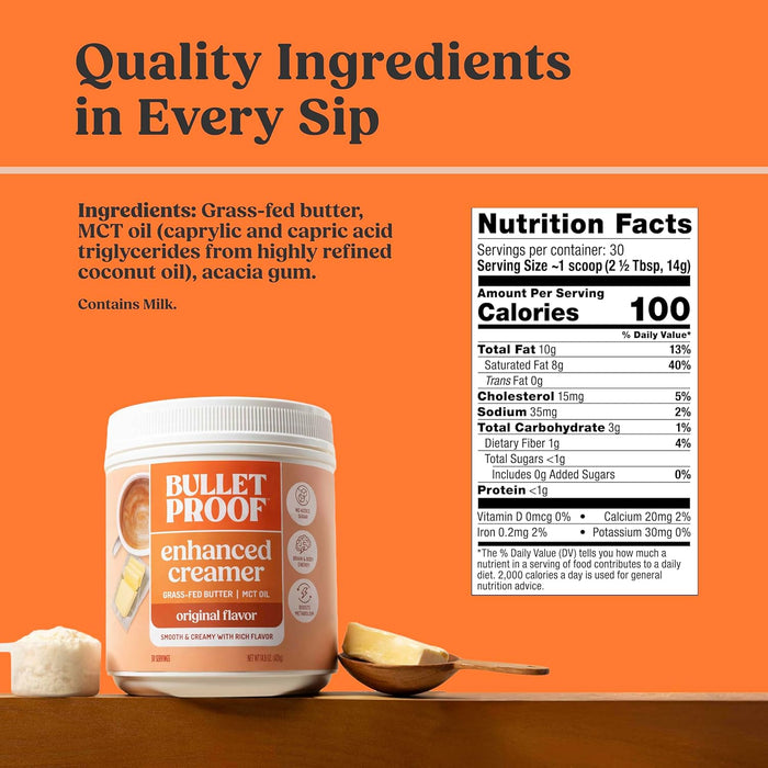 Bulletproof Original Creamer 14.8 Ounces