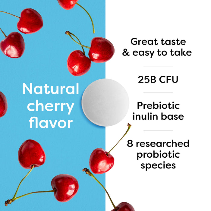 Klaire Labs SFI Health Ther-Biotic Kids Probiotic Chewables - 60 Chewable Tablets Cherry-Flavored