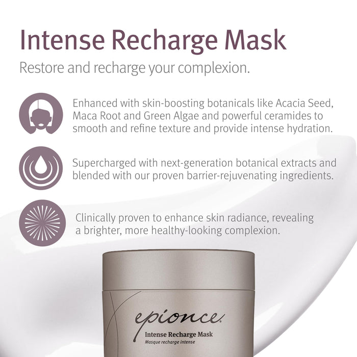 Epionce Intense Recharge Mask - Anti-Aging Clay Face Mask for All Skin Types 50 g/1.7 oZ
