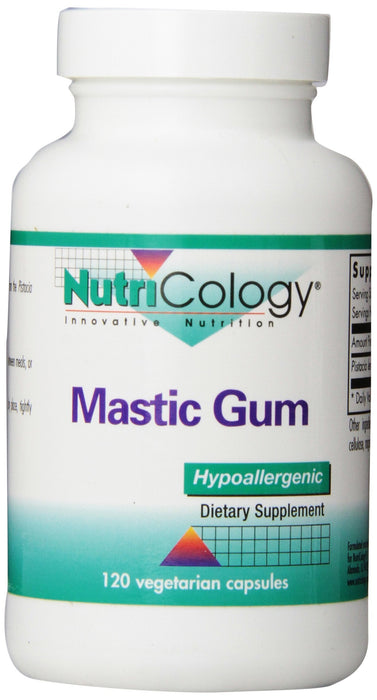 Nutricology Mastic Gum 120 Vegetarian Capsules