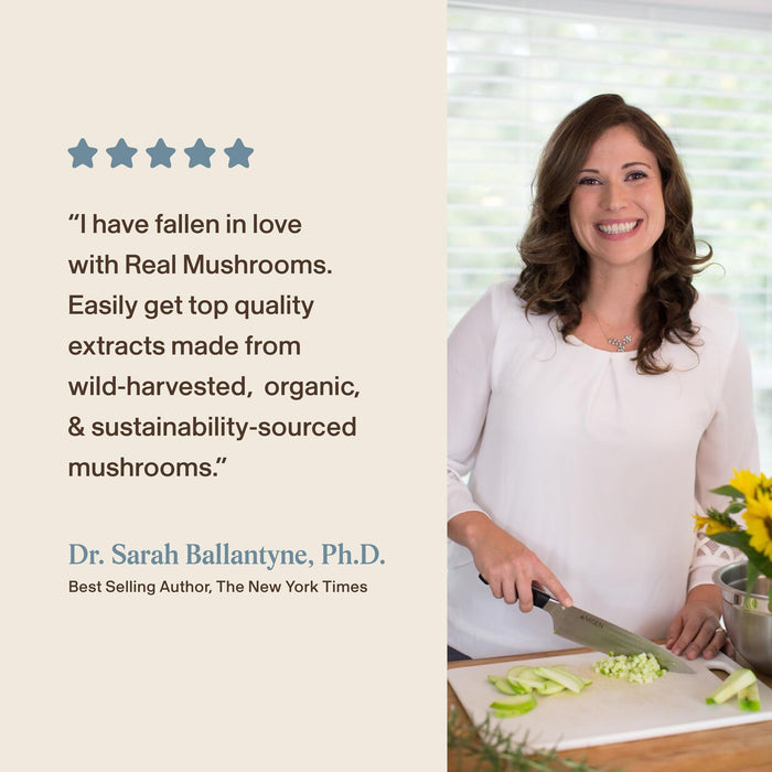 Real Mushrooms Calm Lions Mane Capsules - 90 Count