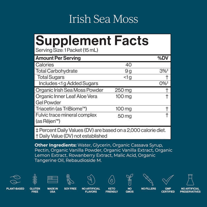 CYMBIOTIKA Irish Sea Moss Supplement 26 Servings
