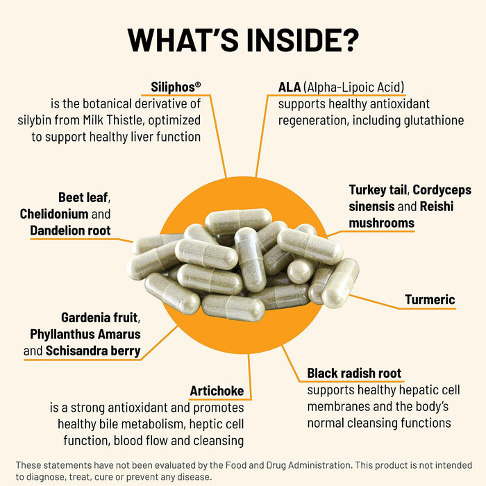 Mountain Peak Nutritionals Liver C - Liver Support & Detox Supplement -90 Vegetarian Capsules