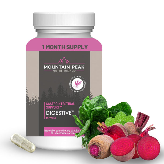 Mountain Peak Nutritionals Digestive Enzymes & Probiotics for Gut Health & Bloating Relief - 90 Vegetarian Capsules
