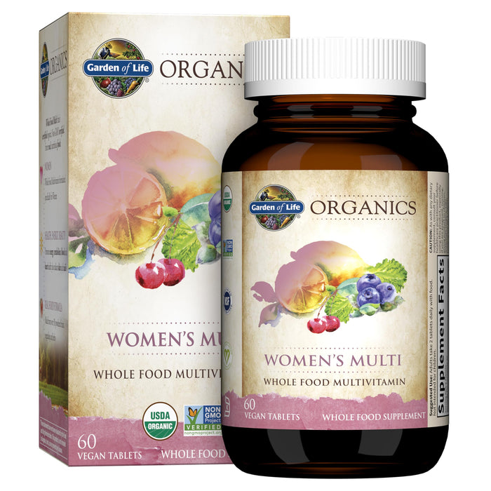 Garden of Life Organics Women's Multivitamin 60 Vegan Tablets