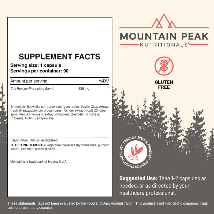 Mountain Peak Nutritionals Cell Rescue - 90 Capsules