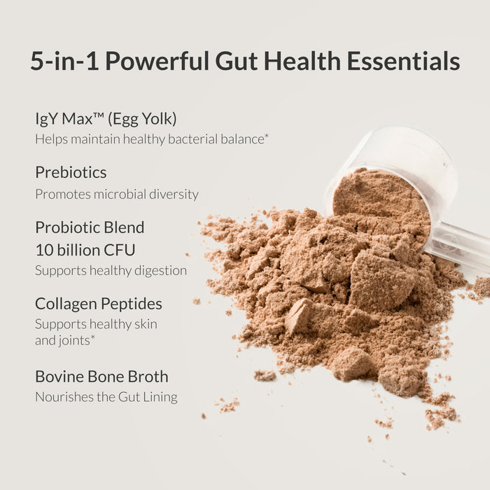 Microbiome Breakthrough Gut Support Powder Chocolate Flavor - 30 Servings