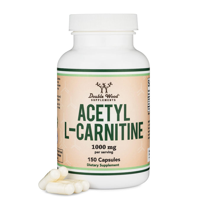 Double Wood Acetyl L-Carnitine 1,000mg Per Serving 150 Capsules
