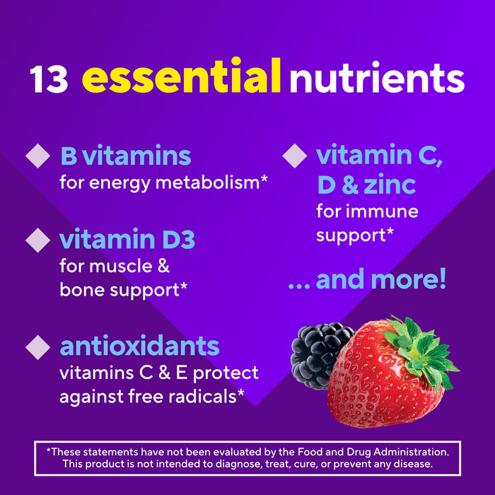 Vitafusion Multivitamins for Men 120 Gummies Berry Flavored