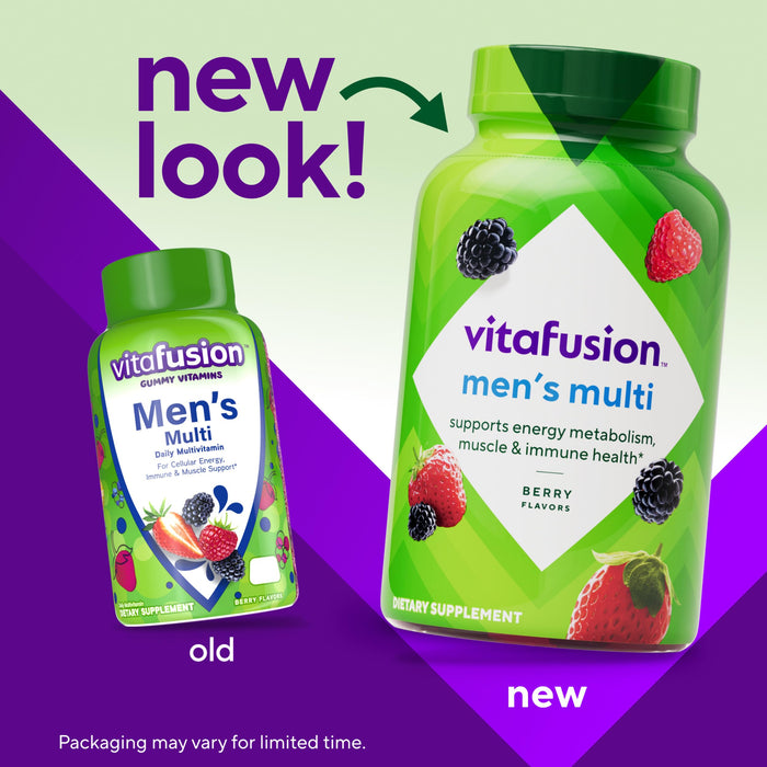 Vitafusion Multivitamins for Men 120 Gummies Berry Flavored