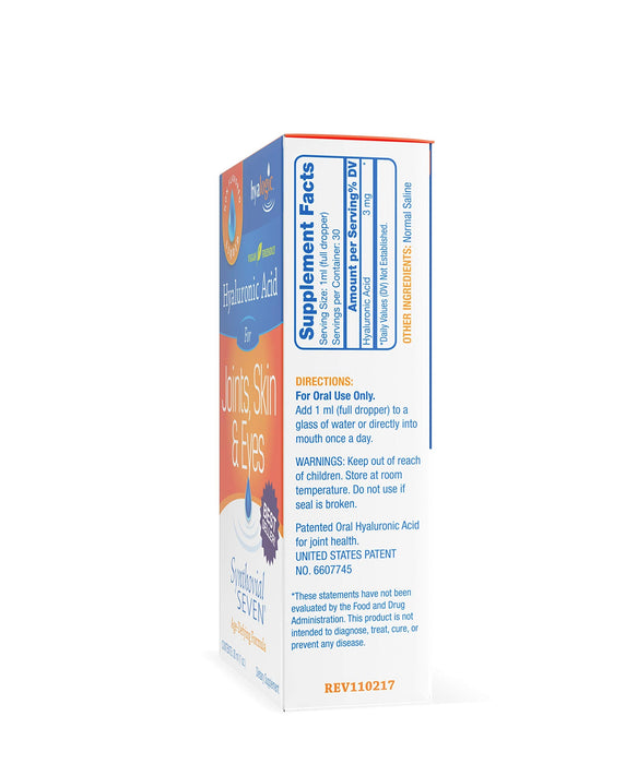 Hyalogic Synthovial Seven Hyaluronic Acid Liquid - 1 oz Joint Support