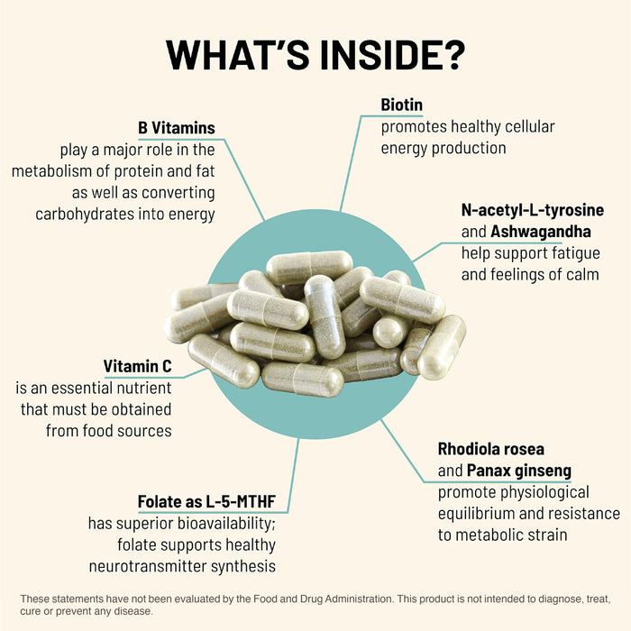 Mountain Peak Adrenal B Complex - 90 Vegetarian Capsules