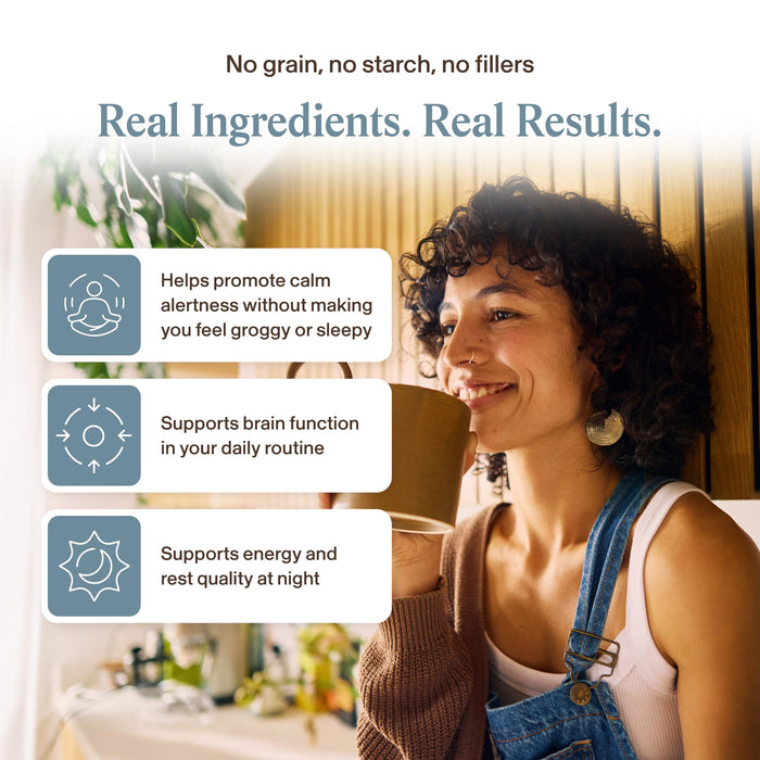Real Mushrooms Calm Lions Mane Capsules - 90 Count