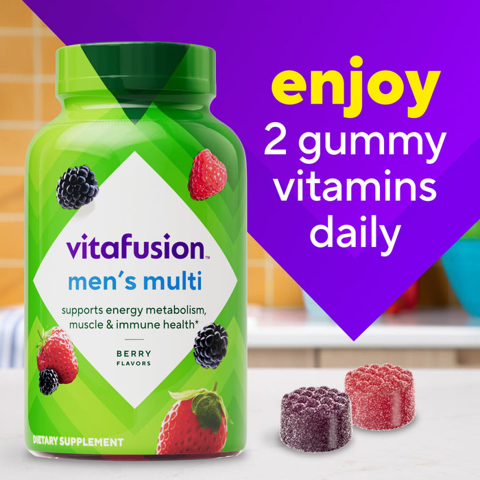 Vitafusion Multivitamins for Men 120 Gummies Berry Flavored