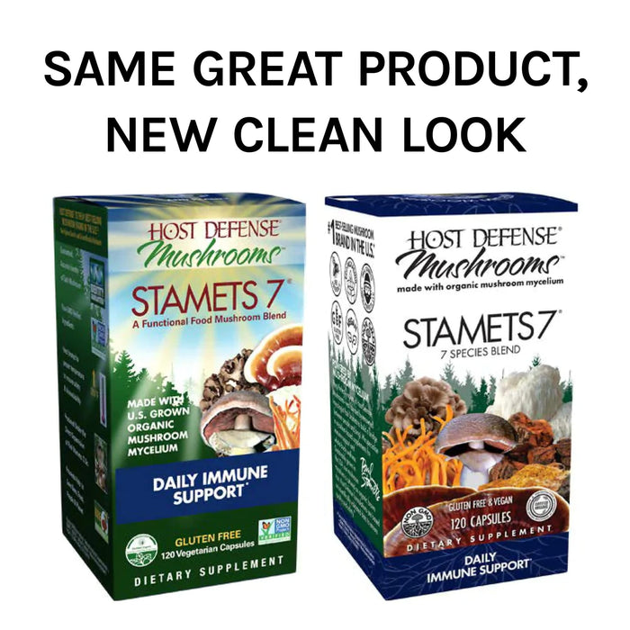 Host Defense Stamets-7, 120 Capsules