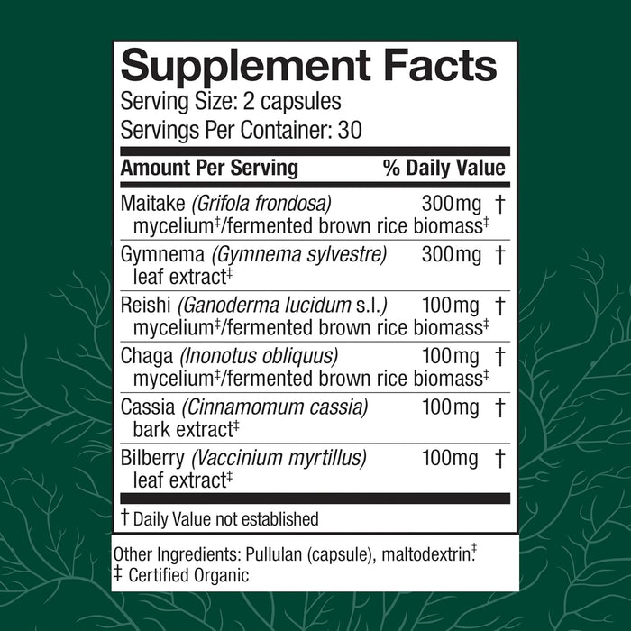 Host Defense Mycobotanicals Blood Sugar 60 caps