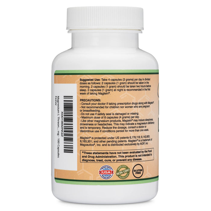 Double Wood Supplements Magnesium L Threonate Magtein