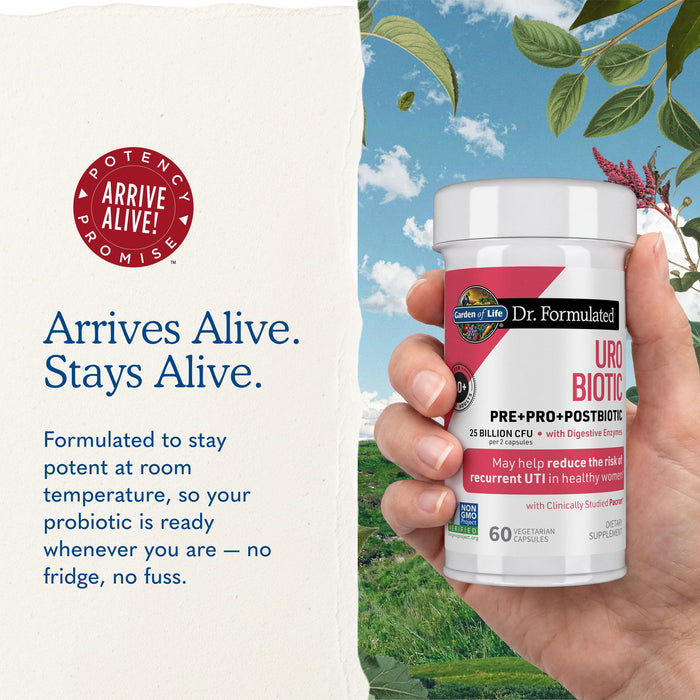 Garden of Life Dr. Formulated URO Biotic 40+, 60 Capsules
