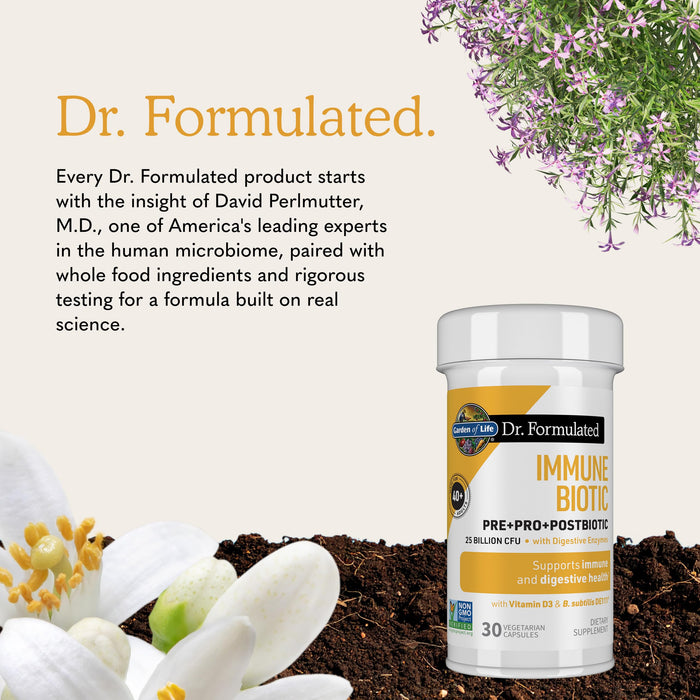 Garden of Life Dr. Formulated Immune Biotic 40+, 30 veg Capsules