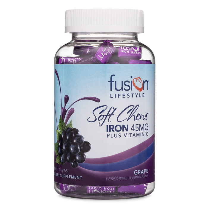 Bariatric Fusion Iron Supplement Grape Flavored 60 Soft Chews