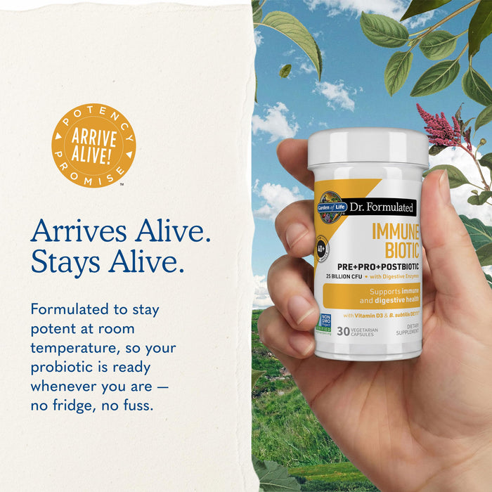 Garden of Life Dr. Formulated Immune Biotic 40+, 30 veg Capsules