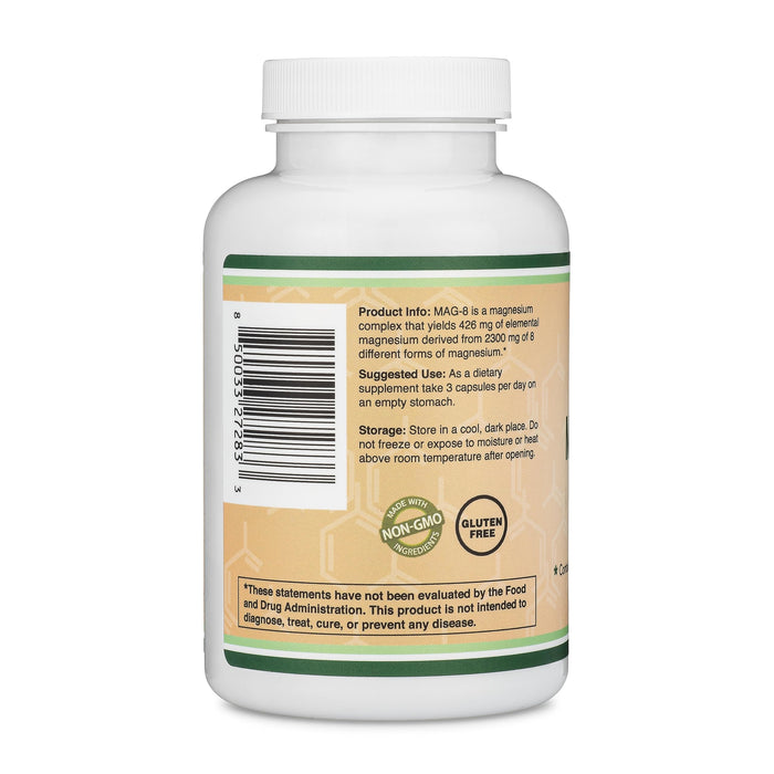 Double Wood Magnesium Complex Supplement 180 Capsules