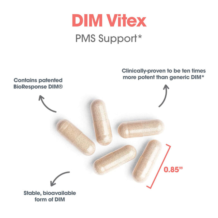 Allergy Research Group - DIM Vitex - PMS Nutrition Support-120 Vegetarian Capsules