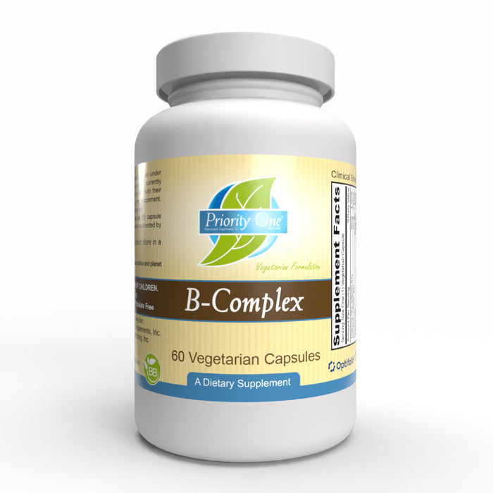 Priority One Vitamins Priority B-Complex  60 veg caps
