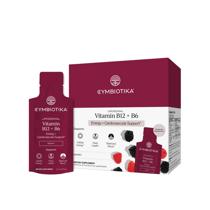 CYMBIOTIKA Liposomal Vitamin B12 + B6 28 Servings