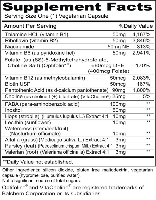 Priority One Vitamins Priority B-Complex  60 veg caps