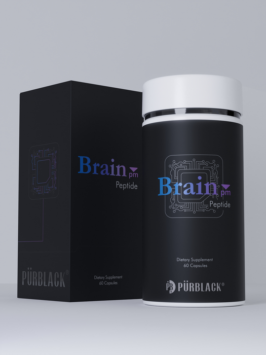 Pürblack® Brain PM Nootropic Peptide Capsules, 60 Count