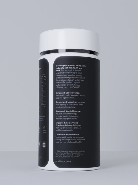 Brain AM Nootropic Peptide Capsules, 60 Count (30 Servings)