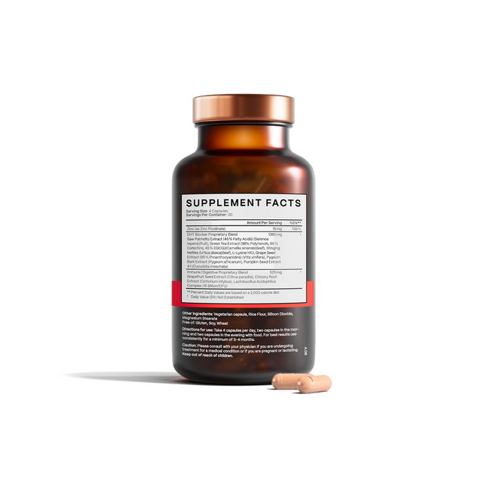 Advanced Trichology DHT BLOCKER Hair Growth Supplement 120 Veg Caps