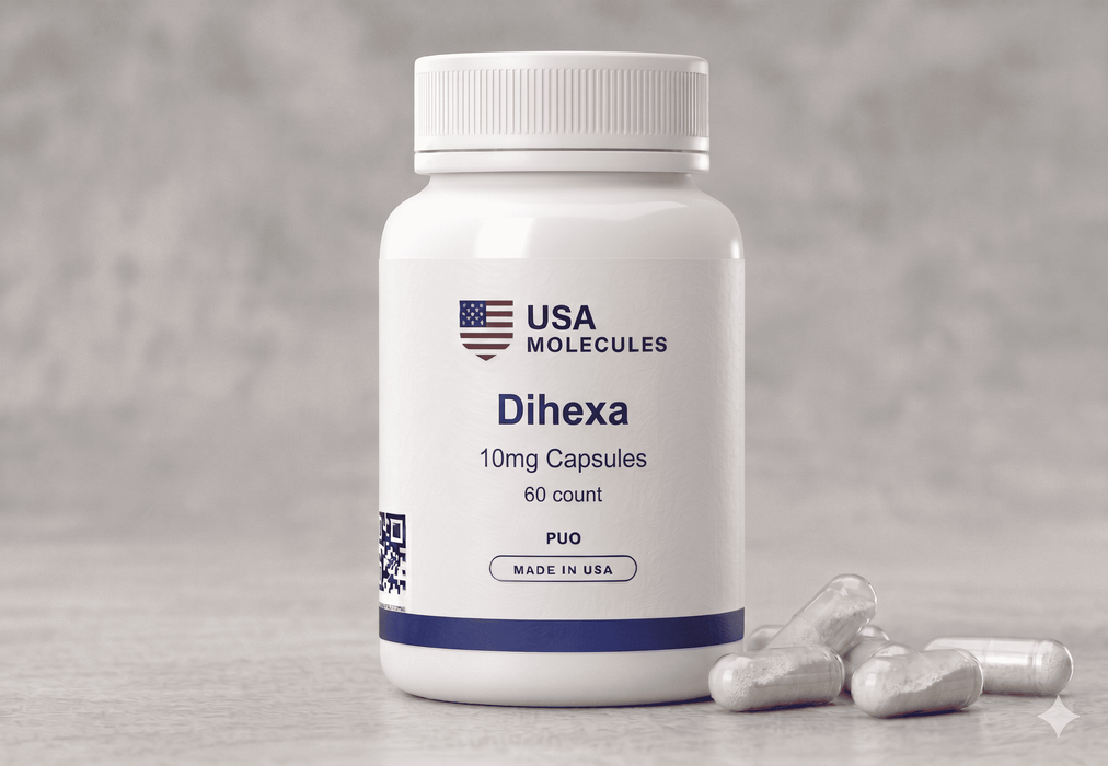 USA Molecules Dihexa — 10mg Capsules, 60 Count
