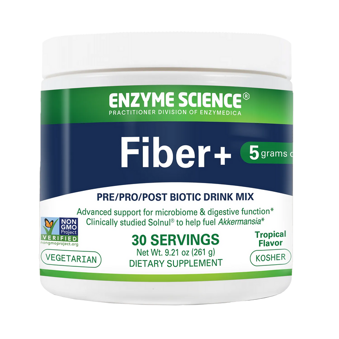 Enzyme Science Fiber + Tropical Flavor - 9.21 oz - 30servings