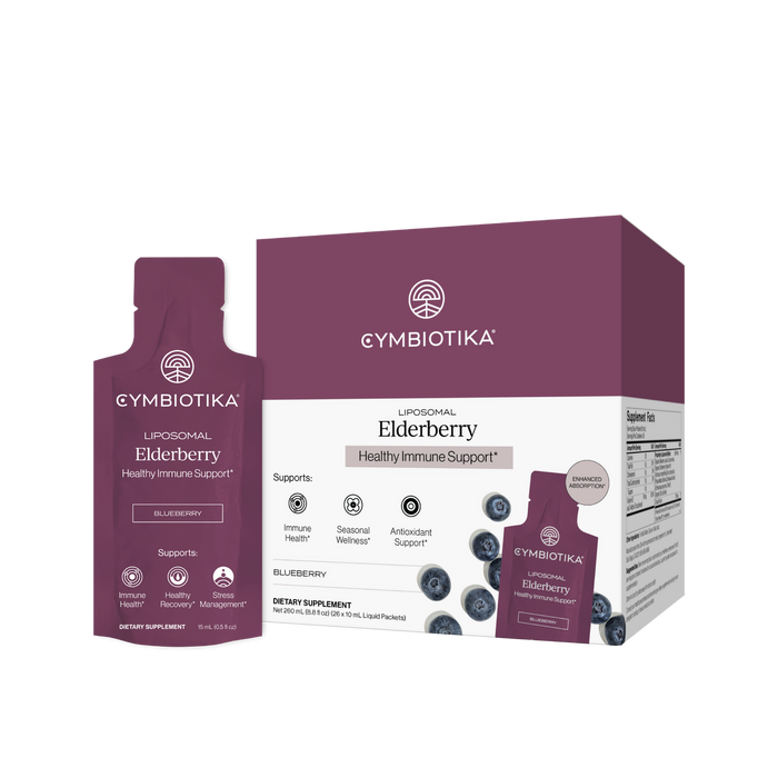 CYMBIOTIKA Adults Elderberry Boost Supplement 26 Serving