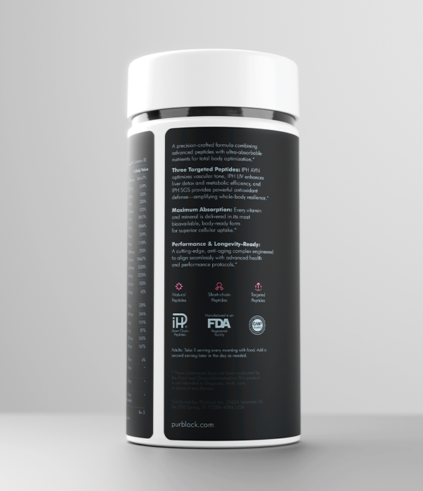 PUR Multivitamin+ Peptide 60 Capsules