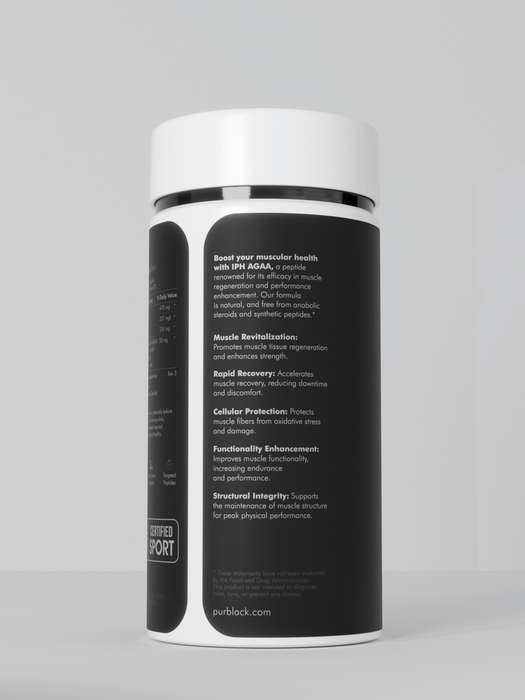 Muscle+ Peptide Capsules, 60 Count (30 Servings)