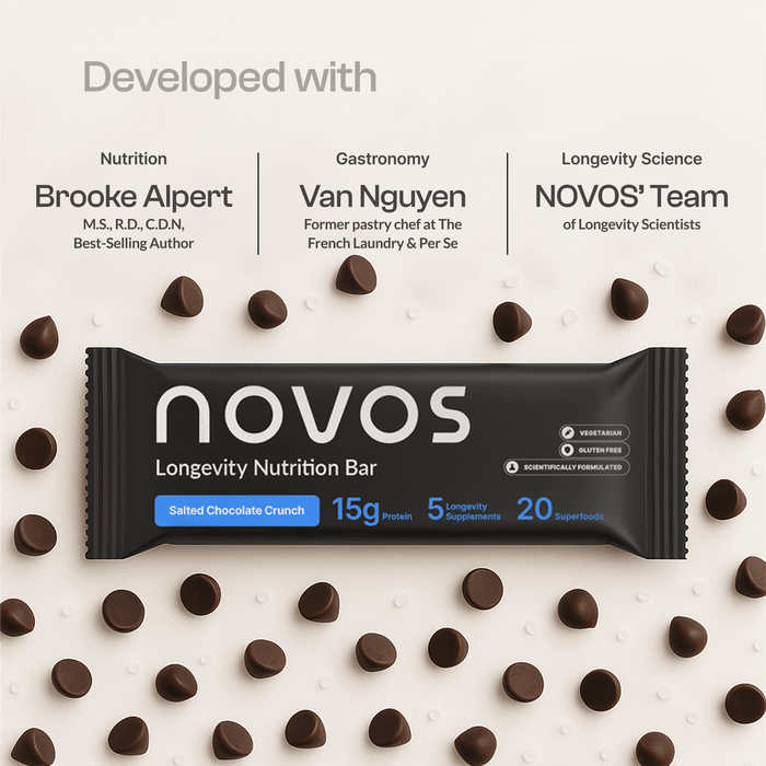 NOVOS Bar -Salted Chocolate Crunch 12 Servings