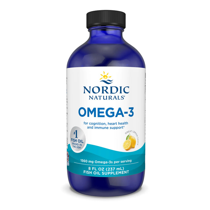 Nordic Naturals Omega-3 Lemon Flavor 8 oz  liquid 48 Servings