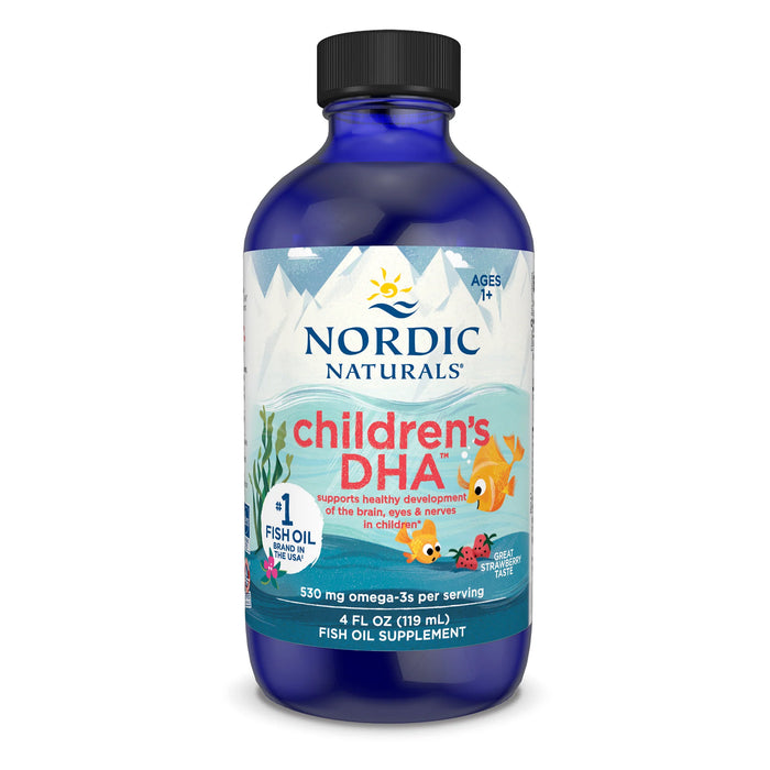 Nordic Naturals Children’s DHA, Strawberry - 4 oz for Kids