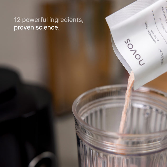 NOVOS Core Breakthrough Longevity Formulation Tropical Passion Flavor 30 Packets